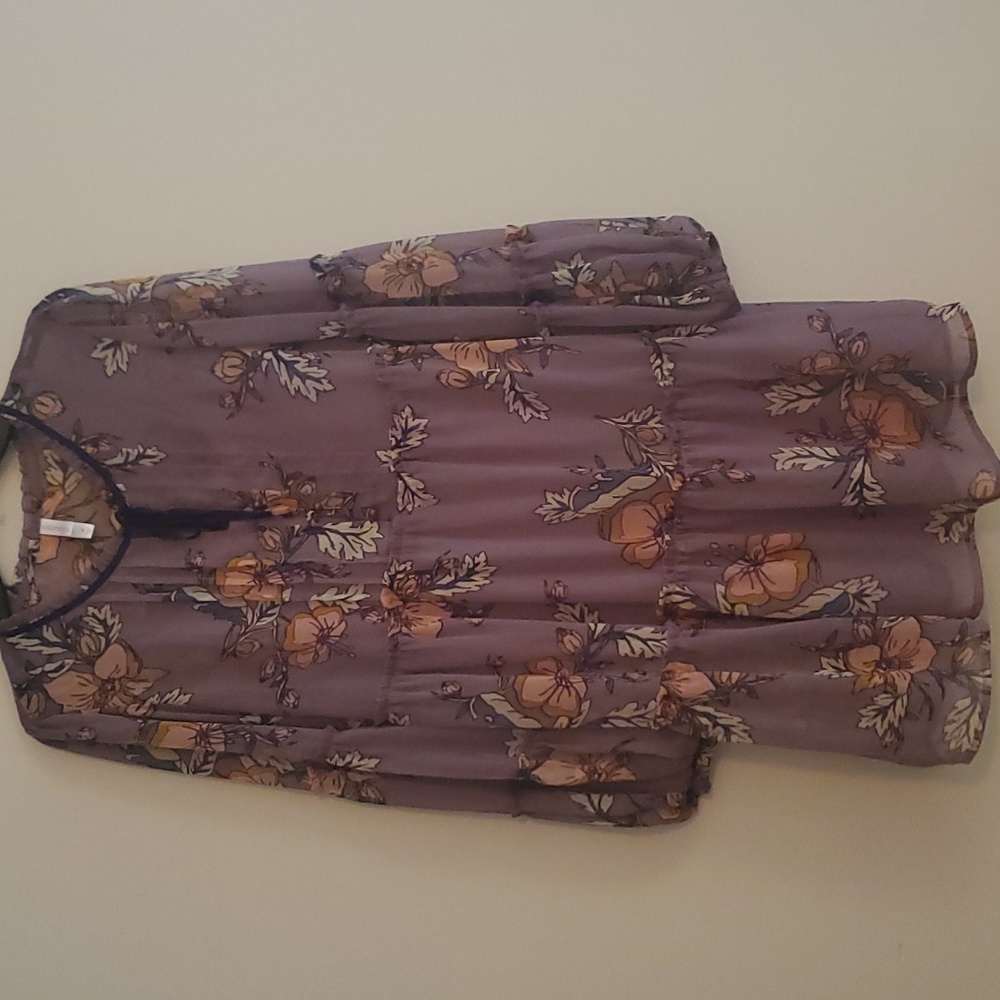 Lavender Baby Doll Dress Med
